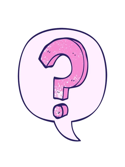 Stretching up animation of cartoon question mark with speech bubble in retr.. Stock Footage 324421376