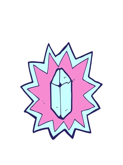 Stretching up animation of cartoon ruby Stock Footage 324086077