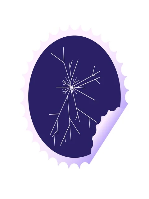 Stretching up animation of cracked screen graphic vector illustration round.. Stock Footage 324216879