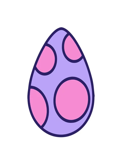 Stretching up animation of cute easter egg cartoon 스톡 동영상 324433023