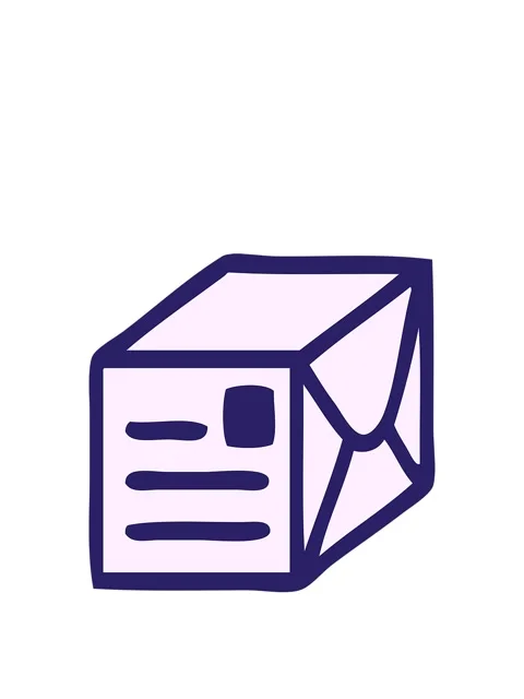 Stretching up animation of cute paper parcel 動画素材 324339405