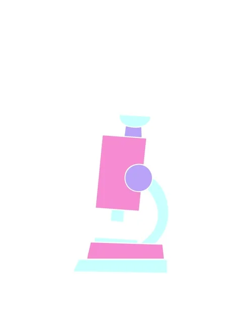 Stretching up animation of flat symbol of a science microscope icon Stock Footage 324488341