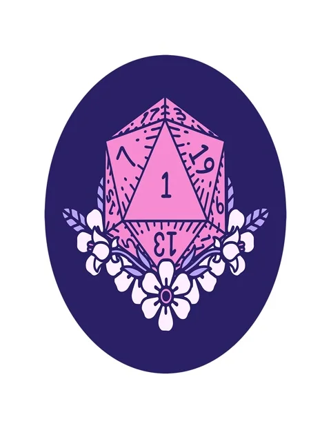 Stretching up animation of icon of natural one dice roll with floral elements Vídeos de archivo 324253540
