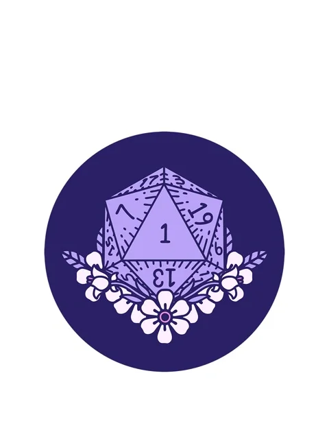 Stretching up animation of natural one dice roll with floral elements Vídeos de archivo 324280197