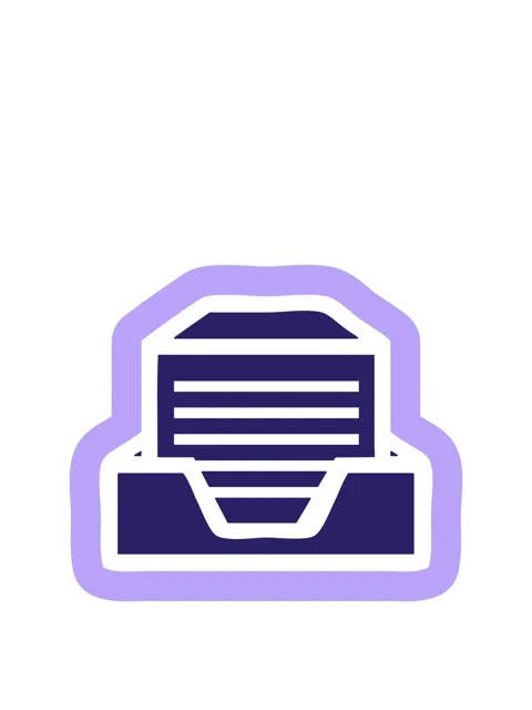 Stretching up animation of office paper stack icon symbol Video stock 324106105