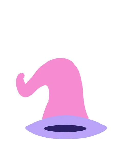 Stretching up animation of old wizard hat Stock Footage 324438619