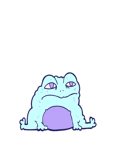 stretching up animation of toad drawing | Stock Video | Pond5