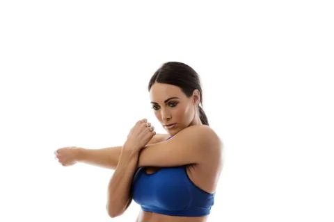 Stretching arms Stock Photos