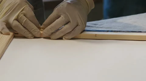 Stretching Canvas Print 動画素材 51235596