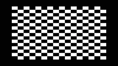 Stretching Checkered Flag Stretch Checks Stock Footage 143902017