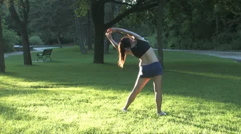 Stretching Stock Footage 11617698