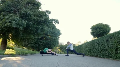 Stretching Stock Footage 82063098