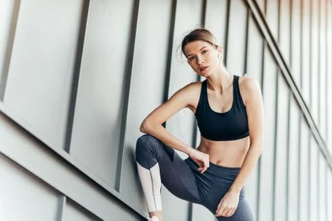 Stretching Is Important To Prevent Injury. Stock Photos