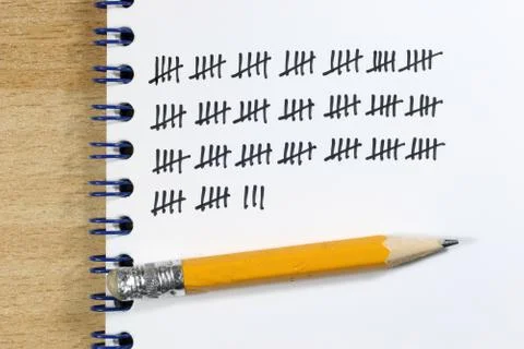 Strichliste Stock Photos