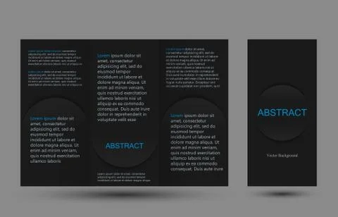 Strict simple design templates collection for banners, flyers, placards and Stock Illustration