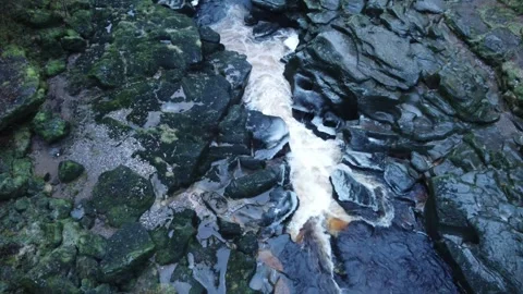 The Strid aerial view  Stock Footage 311403925
