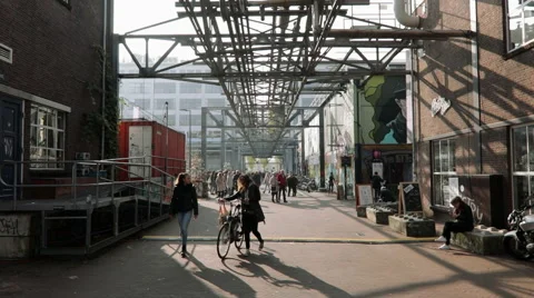 Strijp S cultural zone Eindhoven Netherlands Stock Footage 68911758