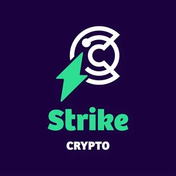 Strike Crypto Logo Stock Illustration