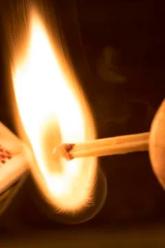 Strike matches Stock Photos