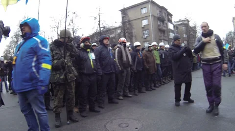 Strike in Ukraine - encounter of opposing forces! Video stock 33337098