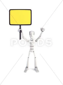 Strike of worker Stock Illustration