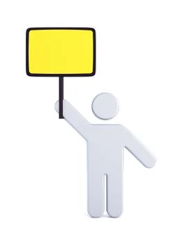 Strike of worker Stock Illustration