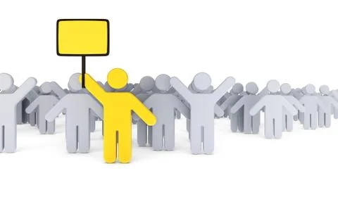 Strike of workers Stock Illustration