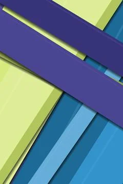 A striking abstract view of overlapping diagonal panels in deep blue and ne.. Stock Illustration