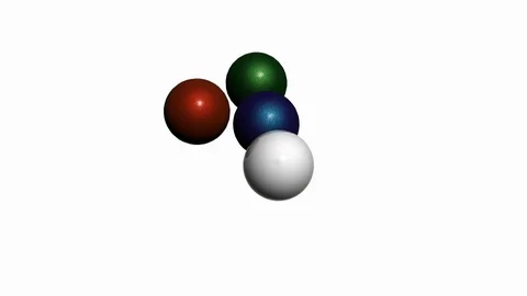 Striking billiard balls Stock Footage 105865712