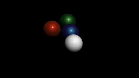 Striking billiard balls Stock Footage 105968486
