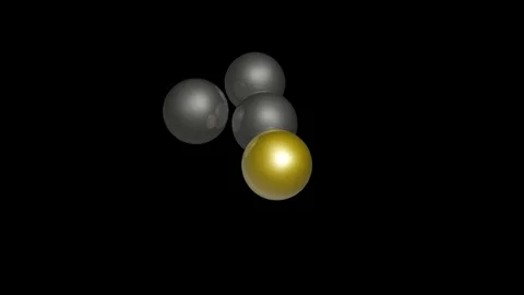 Striking billiard balls Stock Footage 106263794