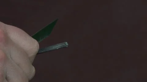 Striking a flint to create a spark Stock Footage 22423840