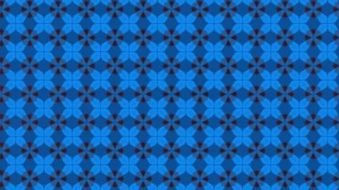 Striking geometric blue pattern with intricate diamond lattice design. Vibrant Stock Illustration