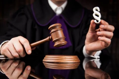 Striking mallet, Judgment concept, book background and Paragraph Free Stock Photos