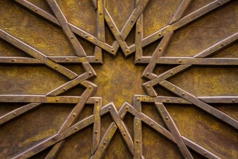 Striking pattern showcasing a star Foto stock