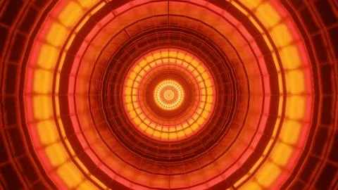 Striking Refraction Colored Light Hole 4k uhd 3d illustration background Stock Illustration