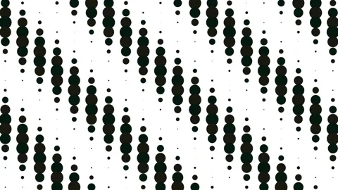 Striking vertical dot pattern featuring black dots of varying sizes 스톡 동영상 288305488