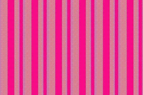 Striking vertical stripe pattern in bright pink and white. Bold, fun, and ver Stock Illustration