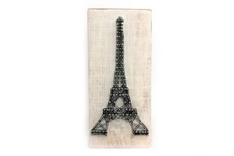String Art. Handmade board Foto stock