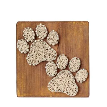 String Art. Handmade board Stock Photos