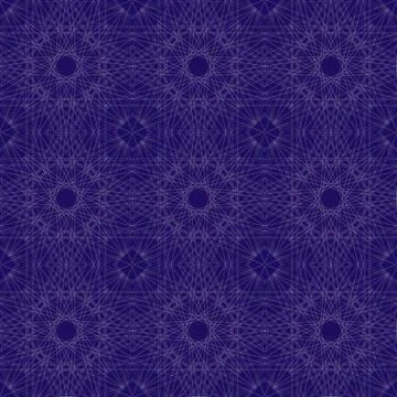 String art psychedelic seamless pattern. Stock Illustration