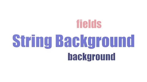 String Background Word Cloud Animated Isolated On White Stock Footage 107220358