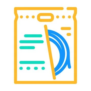 String badminton color icon vector illustration Illustrazione stock