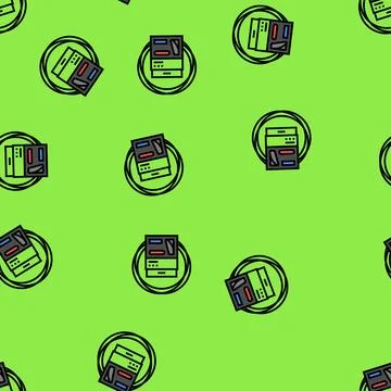 String badminton vector seamless pattern Stock Illustration