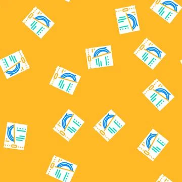 String badminton vector seamless pattern Stock Illustration