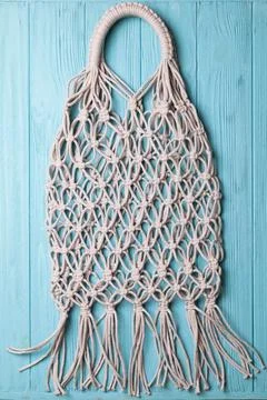 String bag macrame Stock Photos
