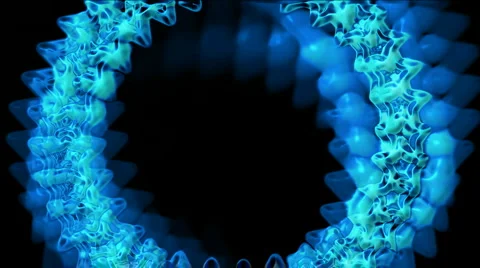 A string of beads and bone shaped round tunnel hole. Stock Footage 937962