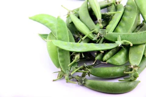 The string bean is arrangement the stack together. Stock Photos