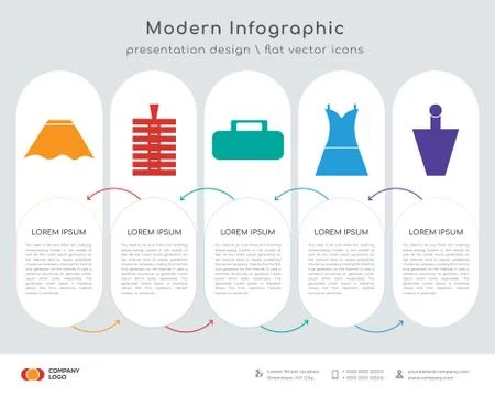 String bikini infographics design イラスト素材