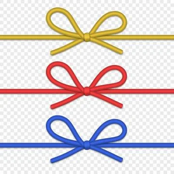 String bow isolated Stock Illustration